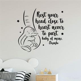 img 3 attached to Disney SilhouetteQuote Bedroom Nursery Sticker