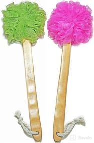 img 4 attached to 🛀 Loofah Shower Body Back Scrubber Tools & Accessories