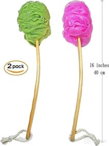 img 3 attached to 🛀 Loofah Shower Body Back Scrubber Tools & Accessories