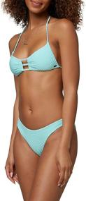 img 4 attached to ONEILL Swim Tops Triangle Canyon Women's Clothing in Swimsuits & Cover Ups