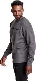 img 1 attached to Champion Graphic Powerblend Fleece Medium Men's Clothing good in Active