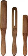 3-piece acacia wood skinny spurtle set - mad hungry for the perfect meal! logo