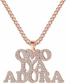 img 2 attached to Сияйте стильно с персонализированным золотым ожерельем-цепочкой Qitian'S - идеальный подарок для женщин и девочек