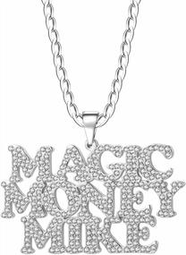 img 3 attached to Сияйте стильно с персонализированным золотым ожерельем-цепочкой Qitian'S - идеальный подарок для женщин и девочек