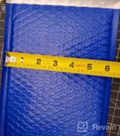 img 1 attached to 50 Pack Of #0 Royal Blue Metronic Bubble Mailers - Strong Adhesion Padded Self-Seal Packaging Bags With Cushioning Bubble Envelopes, Waterproof And Ideal For Shipping Jewelry, DVDs, Makeup, And More review by Debbie Thomas