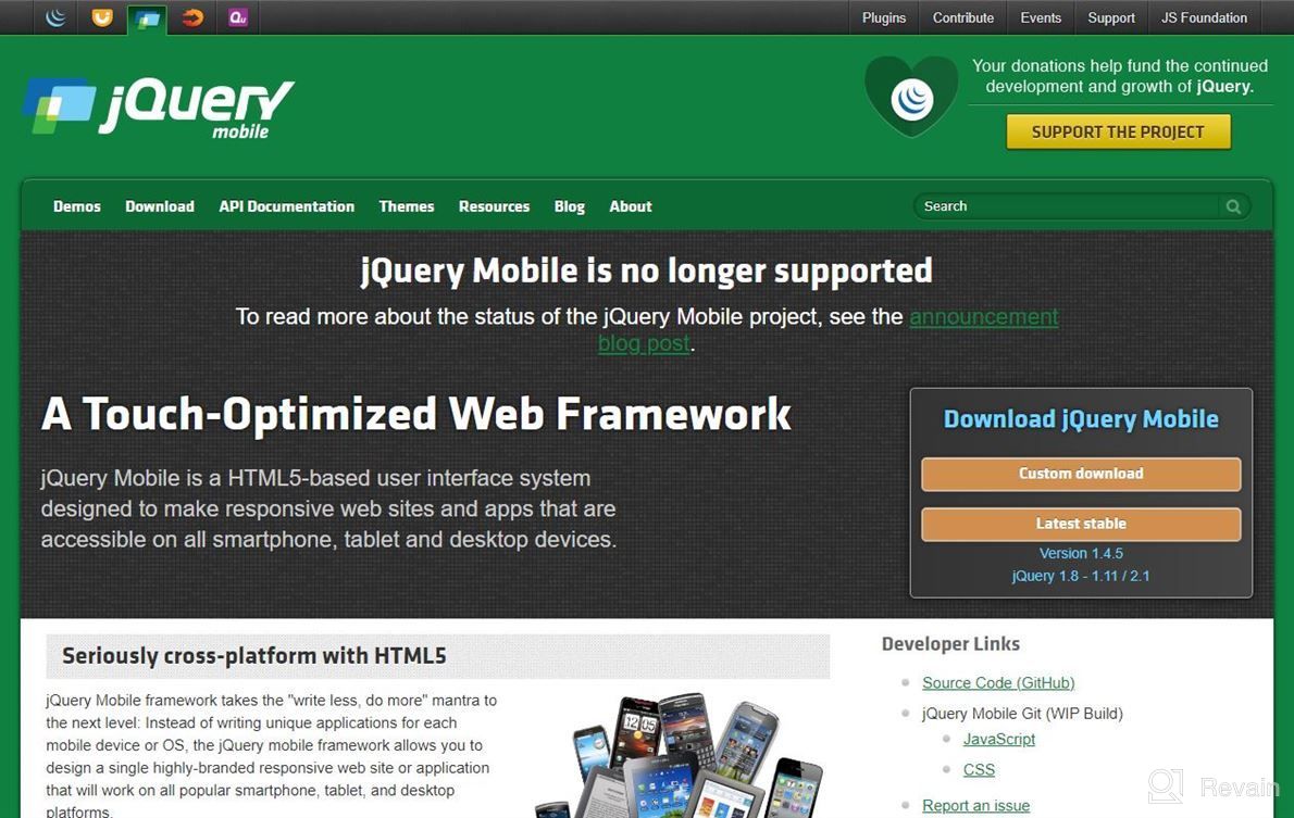 img 1 attached to jQuery Mobile review by Paul Wilson