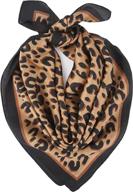 your smile leopard square fashion women's accessories ~ scarves & wraps логотип