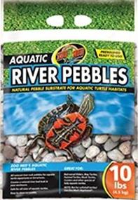 img 1 attached to 🐠 Zoo Med Aquatic River Pebbles - 10 lb: Perfect Substrate for Aquatic Environments!