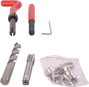 img 2 attached to 🔧 WINTOOLS 15 Pc Thread Repair Kit - M12 X 1.5 X16.3MM - Auto Car Tool Set Helical Coil - F04187H