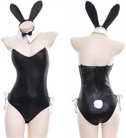 img 3 attached to Get Playful With Our Sexy Bodysuit Costume Lingerie Set: Bunny Girl And Kitty Cat Cosplay
