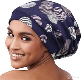 img 4 attached to Alnorm Jersey Breathable Slouchy Beanie Personal Care : Bath & Bathing Accessories