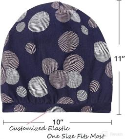 img 3 attached to Alnorm Jersey Breathable Slouchy Beanie Personal Care : Bath & Bathing Accessories