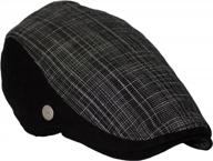men's 100% cotton dazoriginal flat cap baker boy hat irish beret logo