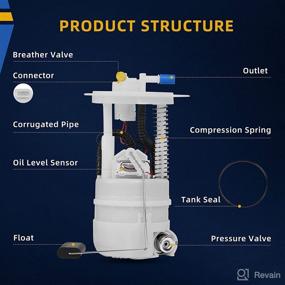 img 3 attached to 🔧 Enhanced Turbo Pump: DWVO Fuel Pump with Integrated Pressure & Level Sensor for 04-06 Altima 2.5L/3.5L, 04-09 Quest 3.5L, 04-08 Maxima 3.5L - Easy Assembly