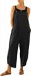women's cotton jumpsuit: adjustable summer bib overalls with pockets - uaneo. logo