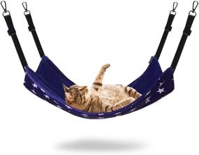 img 4 attached to RayCC Adjustable Cat Hammock: Ultimate Comfort for Your Feline Friend