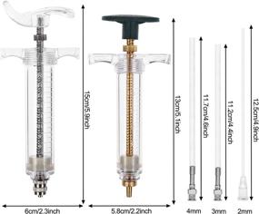 img 3 attached to 🐦 OBANGONG 2 Sets Hand Feeding Syringe for Birds: Ideal for Feeding Pet Baby Birds & Administering Medication - 20ml & 10ml Sizes Included