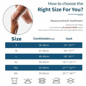 img 3 attached to JIUFENTIAN Copper Knee Brace For Knee Pain With Patella Gel Pads And Side Stabilizers - Professional Copper Knee Sleeve For Arthritis Pain And Support,Sports,Injury Recovery-[Single] (Grey, Medium)