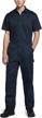 cqr men's zip-front coverall: stain & wrinkle resistant, multifunctional with multiple pockets logo