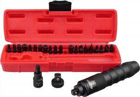 img 4 attached to Effortlessly Loosen Stuck Fasteners With KAIFNT K504 Heavy Duty Impact Driver Set - 24 Pieces