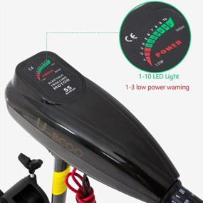 img 3 attached to 8-Speed Saltwater Transom-Mounted Electric Trolling Motor For Fishing Boat, Kayak Outboard Motor - U-BCOO