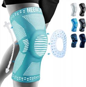img 3 attached to NEENCA Knee Brace With Side Stabilizers & Gel Pads - Adjustable Compression Support For Knee Pain Relief, Meniscus Tear, ACL, Arthritis & Injury Recovery