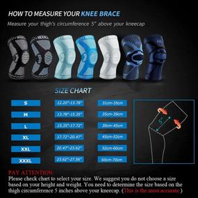img 2 attached to NEENCA Knee Brace With Side Stabilizers & Gel Pads - Adjustable Compression Support For Knee Pain Relief, Meniscus Tear, ACL, Arthritis & Injury Recovery