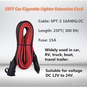 img 3 attached to Cigarette Lighter Extension Cord Adapter