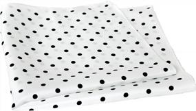 img 4 attached to White Silk Polka Pocket Square Men's Accessories