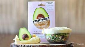 img 1 attached to The FreshGlow Co FreshWrap Natural Beeswax Food Wrap - Affordable & Eco-Friendly, Reusable Woodland Beeswax Wraps for Fresh Food Storage!