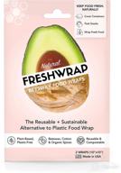 the freshglow co freshwrap natural beeswax food wrap - affordable & eco-friendly, reusable woodland beeswax wraps for fresh food storage! логотип