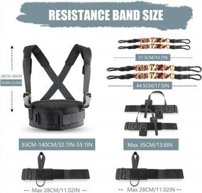 img 4 attached to YNXing Resistance Bands For Speed, Strength & Agility Training
