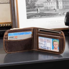 img 2 attached to Polare Pocket Blocking Italian Leather Men's Accessories and Wallets, Card Cases & Money Organizers