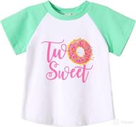 🍩 adorable 2nd birthday t-shirt for baby girls: two sweet pink doughnut tees for cute summer style! логотип