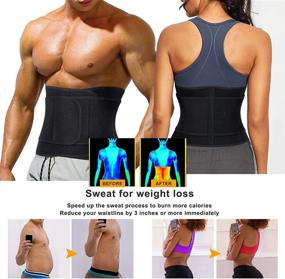 img 2 attached to Wonderience Women'S Neoprene Sauna Sweat Waist Trainer Belt - Ideal For Workouts And Sports - Waist Trimmer For Effective Weight Loss