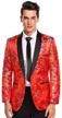 coofandy men's floral dress suit luxury embroidered wedding blazer dinner tuxedo jacket for party 1 logo