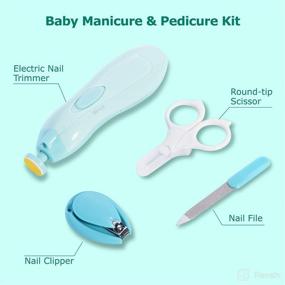 img 1 attached to 24 in 1 Baby Healthcare and Grooming Kit: Electric Nail Trimmer Set, Lupantte Nursery Care Kit, Toddler Nail Clippers, Medicine Dispenser, Infant Comb, Brush, and More. Explore our Range of Baby Care Products.