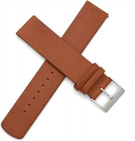 img 4 attached to 👉 Genuine Leather Replacement Straps for Skagen Watches