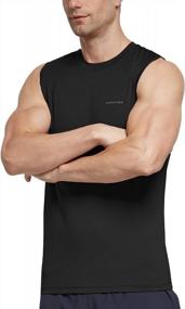 img 1 attached to OGEENIER Men'S Compression Tank Top: Ideal For Workouts, Basketball Training & Gym Muscle Shirts!