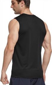 img 3 attached to OGEENIER Men'S Compression Tank Top: Ideal For Workouts, Basketball Training & Gym Muscle Shirts!