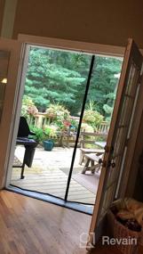 img 5 attached to IKSTAR Magnetic Screen Door - Keep Bugs Out And Let Cool Breeze In With Retractable Mesh Closure And Self-Sealing Magnets - Perfect For Pets, Sliding Doors, And Single Entryways - 38X98