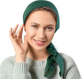 img 2 attached to 🧣 Atara Large Head Wrap Scarf - Women's Accessories | Scarves & Wraps for Fashion and Style