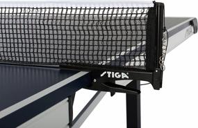 img 3 attached to STIGA Premium Clipper 72” Regulation Table Tennis Net And Post Set With Easy Setup, Spring Clip Activation, Black & White