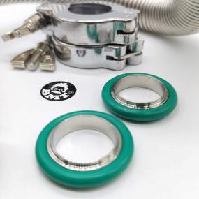 img 1 attached to Flexible And High-Quality ISO-KF KF25 Corrugated Bellow Hose Set With Clamp, Centering Ring, And O-Ring