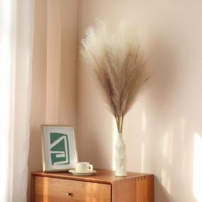 img 3 attached to Add Boho Flair To Your Home With Alishomtll'S 5 Piece 38'' Faux Pampas Grass Bundle!