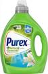 get 126 loads of freshness with purex natural elements linen & lilies liquid laundry detergent, 2x concentrated and 82.5 fl oz logo
