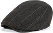 stay classic and stylish with faleto men's flat newsboy hat for any season and occasion logo
