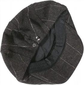 img 3 attached to Stay Classic And Stylish With FALETO Men'S Flat Newsboy Hat For Any Season And Occasion
