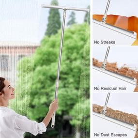img 2 attached to Effortlessly Clean Your Floors And Bathrooms With BOOMJOY Telescopic Floor Squeegee - 14" Width Blade!