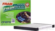 🚗 fram fresh breeze cabin air filter replacement with arm and hammer baking soda, easy install, cf10719 for select dodge & hyundai vehicles, white logo